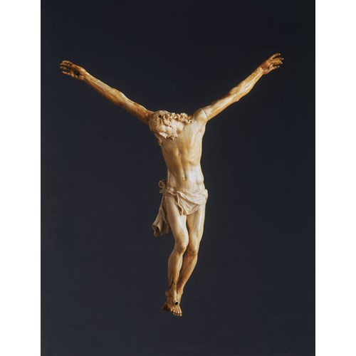 A Fine Italian Ivory Corpus of Christo Morto